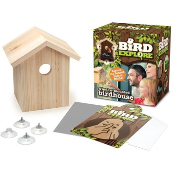 Casuta pentru pasari Bird Explorer, Din lemn Casuta pentru pasari Bird Explorer, Din lemn