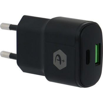 Incarcator retea ultra rapid A+ 30W- PD 30W + QC3.0 Incarcator retea ultra rapid A+ 30W- PD 30W + QC3.0