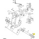 Distantier bolt prindere brat spate JCB 3CX