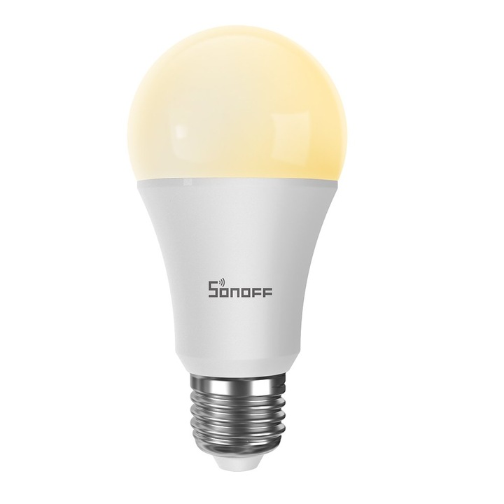 Bec LED inteligent Sonoff B02-B-A60, 806Lm, 6500K, E27, alb