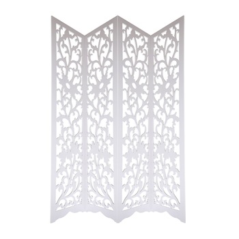 Paravan de camera cu 4 panouri, Naimeed D88 PVC, culoare alb, 180 x 156 cm Paravan de camera cu 4 panouri, Naimeed D88 PVC, culoare alb, 180 x 156 cm