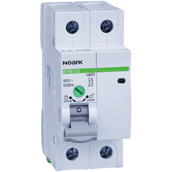 Товаров прекъсвач Noark Ex9I125 2P 40A