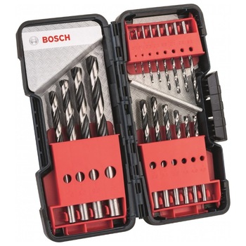 Set 18 burghie pentru metal HSS-R, Bosch Professional Set 18 burghie pentru metal HSS-R, Bosch Professional