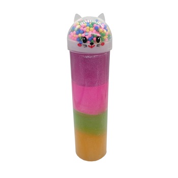 Gelatina Slime ExtraParfumata, Vision®, Format Mediu, 300 ml, 4 culori in 1, culori laptoase, Antistress Gelatina Slime ExtraParfumata, Vision®, Format Mediu, 300 ml, 4 culori in 1, culori laptoase, Antistress
