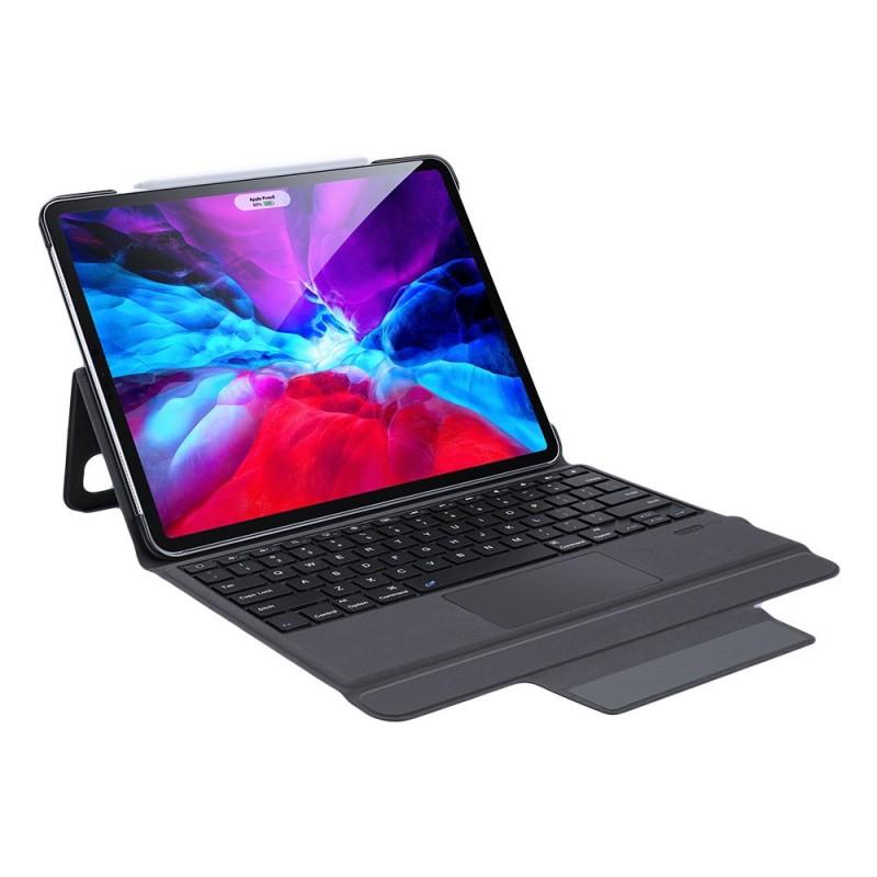 Husa cu tastatura DuxDucis Touchpad Keyboard compatibila cu iPad Pro 12.9 inch (2020) Black