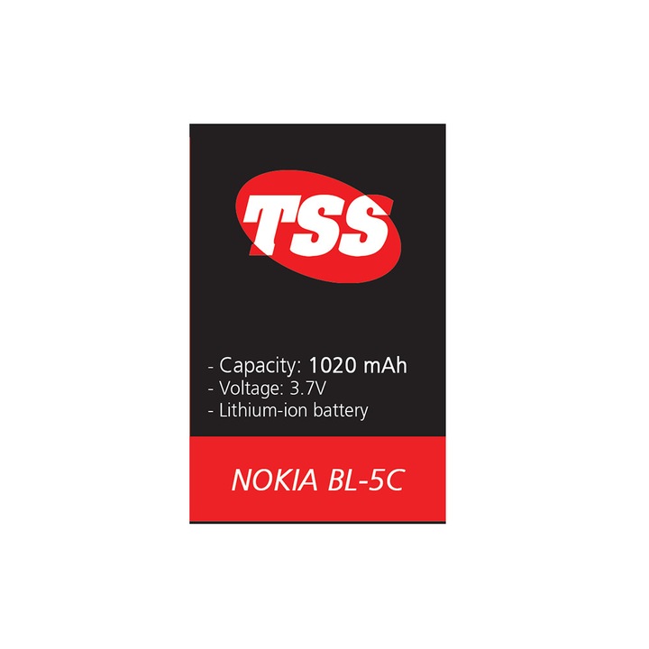 Батерия NOKIA 3100 / 3650 / 6230 / 3110 Classic BL-5C (1020 mAh) TSS