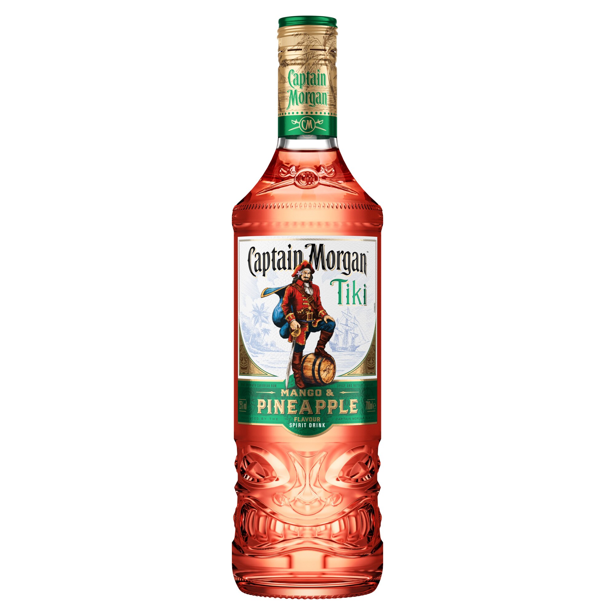 Rom Captain Morgan Tiki, Mango & Pineapple, 0.7l