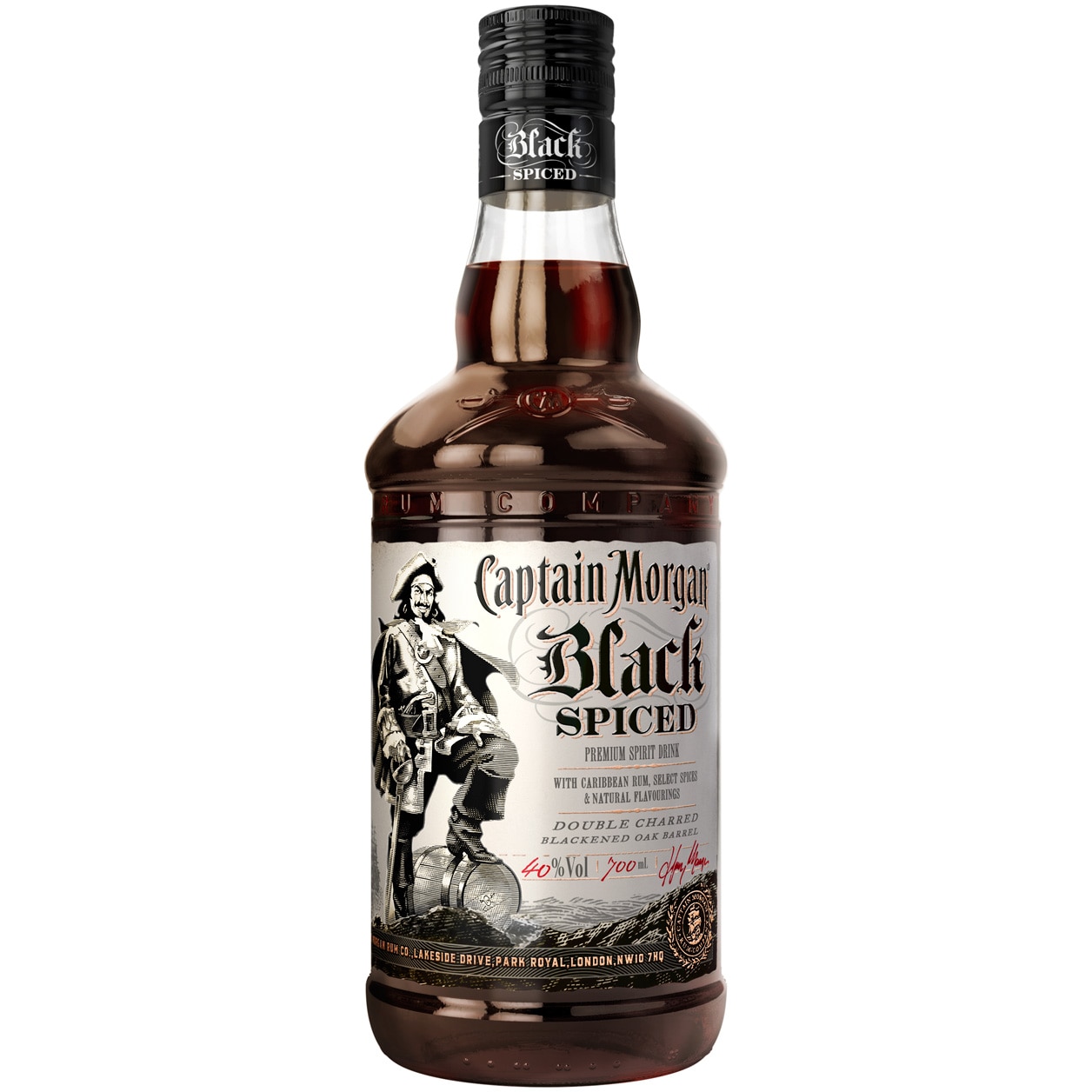 Rom Captain Morgan Black Spiced, 0.7l