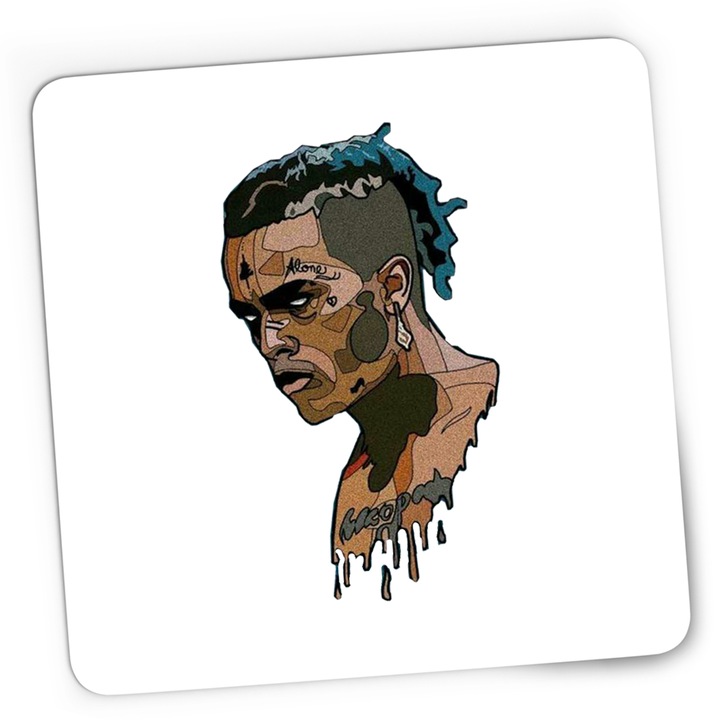 Mousepad Gaming XXXTentacion Rapper, 21x19 cm