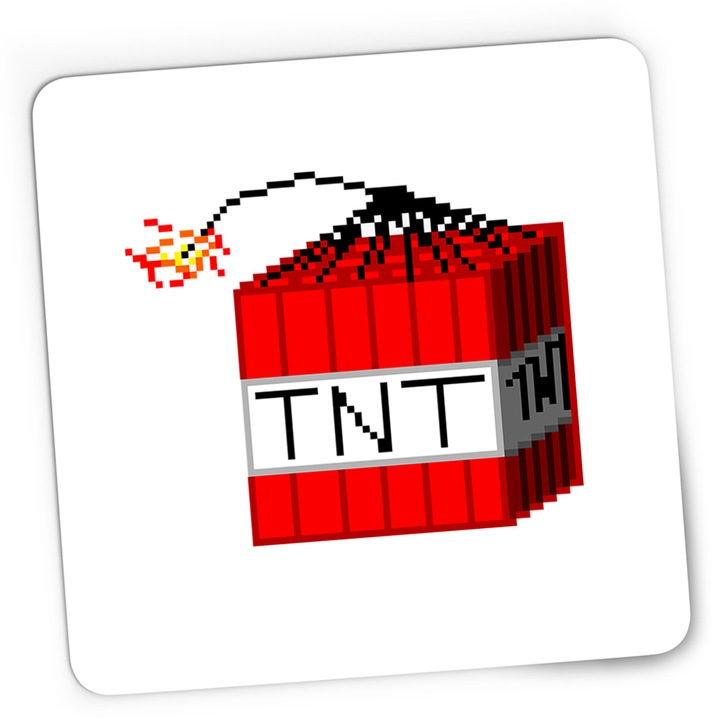 Mousepad Gaming Minecraft TNT, 21x19 cm