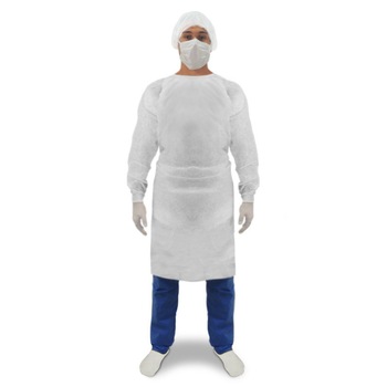 Set 10x Halate Unica Folosinta, Material Netesut, Non-Wooven, Marime Universala, Impermeabil, 20g/m2 Set 10x Halate Unica Folosinta, Material Netesut, Non-Wooven, Marime Universala, Impermeabil, 20g/m2