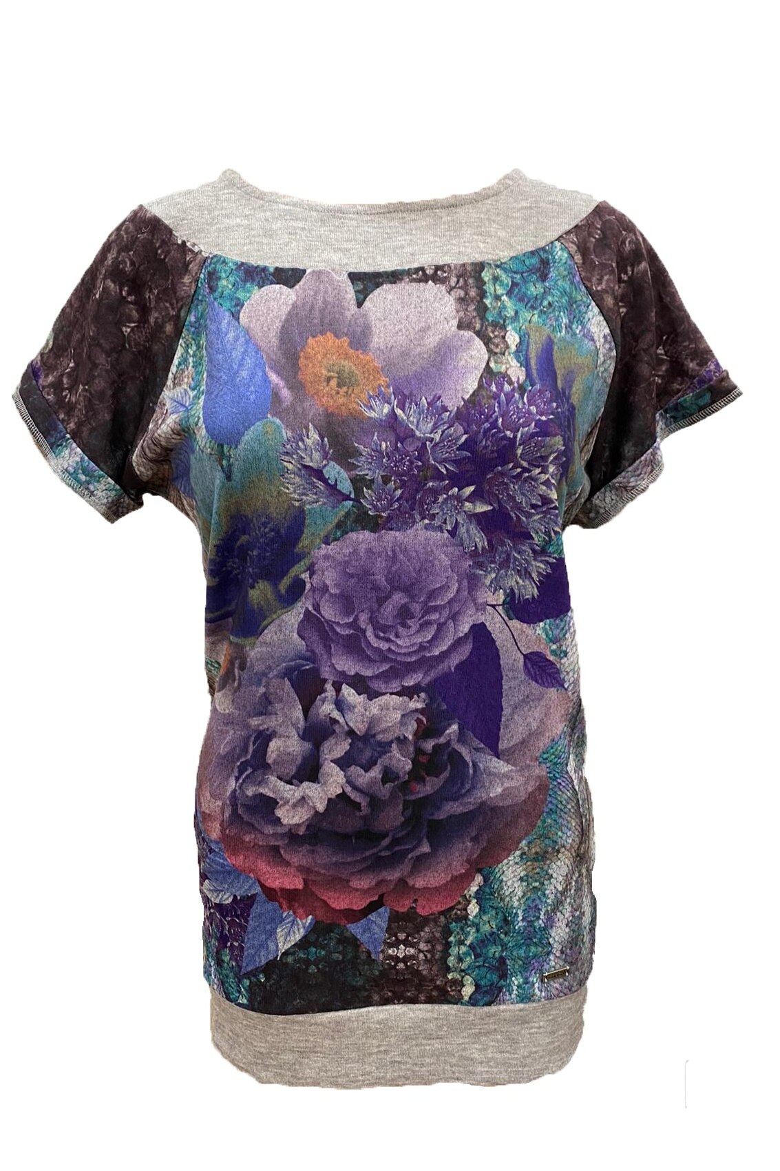 Bluza maneca scurta, Smash, A1546511, Multicolor, S