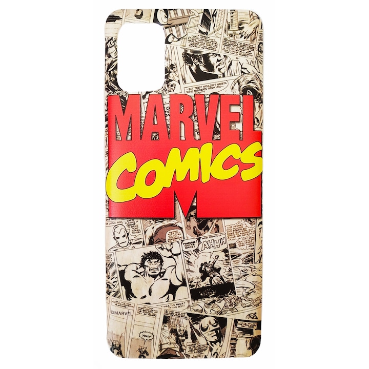 Предпазен гръб Marvel Comics, 004, за Samsung Galaxy A31, Многоцветен