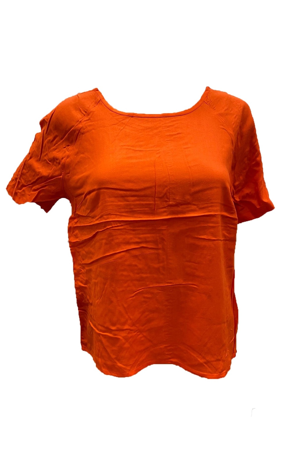 Bluza maneca scurta, Vero Moda, 10159117, Portocaliu