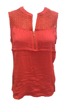 Bluza fara maneci, Naf Naf, EENT65D, Rosu, M Bluza fara maneci, Naf Naf, EENT65D, Rosu, M