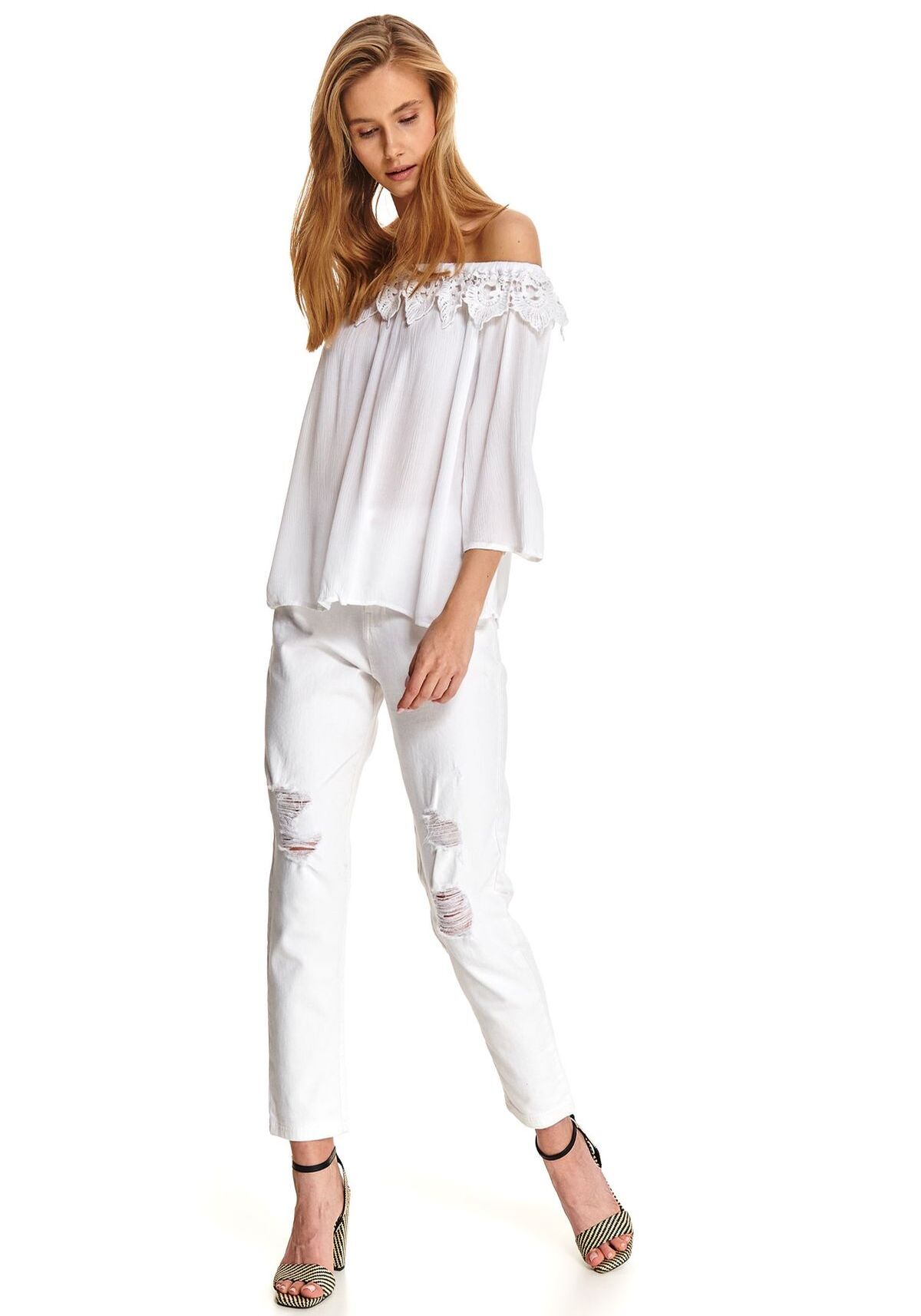 Bluza dama, TOP SECRET, SBD1233, Alb