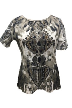 Bluza maneca scurta, Betty Barclay, 4605/0705, Multicolor, 38 Bluza maneca scurta, Betty Barclay, 4605/0705, Multicolor, 38