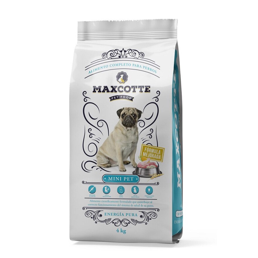 Hrana uscata pentru caini Elite Maxcotte Mini Pet Pui si Vitel Uleiuri Esentiale 4 Kg
