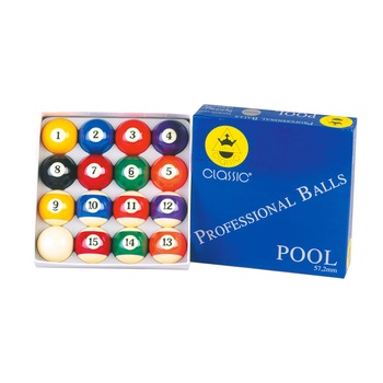 Set bile Biliard Classic A-Quality, 57.2 mm, Pool Set bile Biliard Classic A-Quality, 57.2 mm, Pool