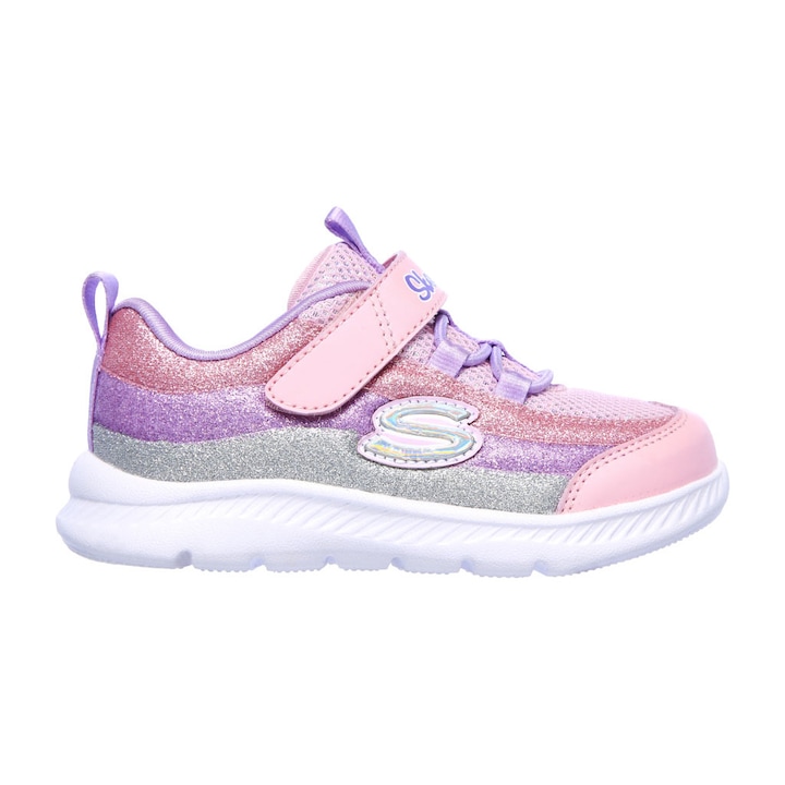 Pantofi sport copii SKECHERS COMFY FLEX 2.0-GLITTER TRAILS, roz, 21 EU