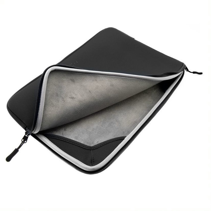 FIXED Neoprene Sleeve laptops up to 15,6" Black, 172142, Notebook táska