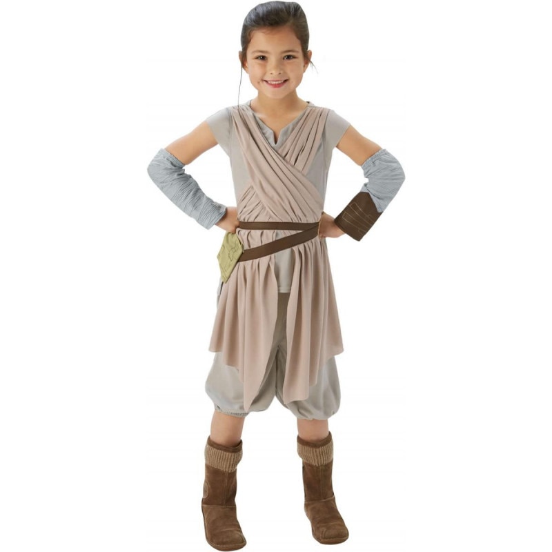 Costum Star Wars Rey Deluxe, S, 3-4 ani