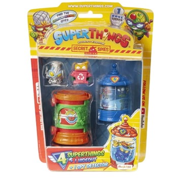 Set 4 figurine SuperThings Hideout Set 4 figurine SuperThings Hideout