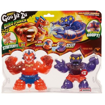 Set 2 figurine Goo Jit Zu Vulcanic Romble Set 2 figurine Goo Jit Zu Vulcanic Romble