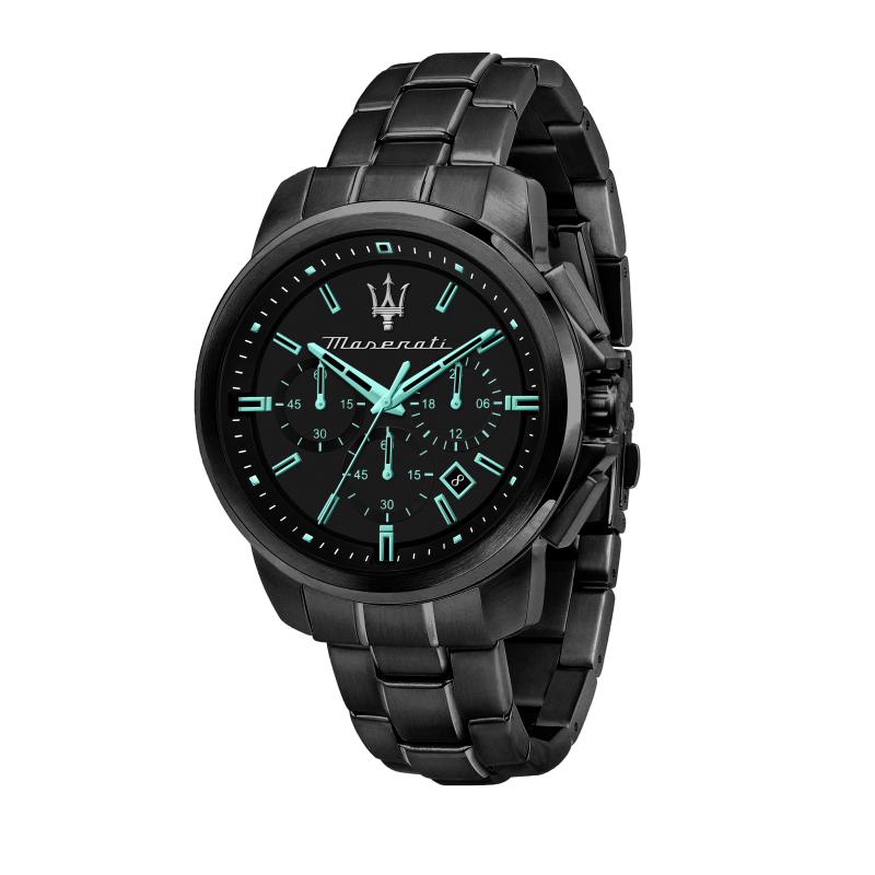 Ceas Maserati R8873644003, Aqua Edition Successo, inox, negru, carcasa 44mm