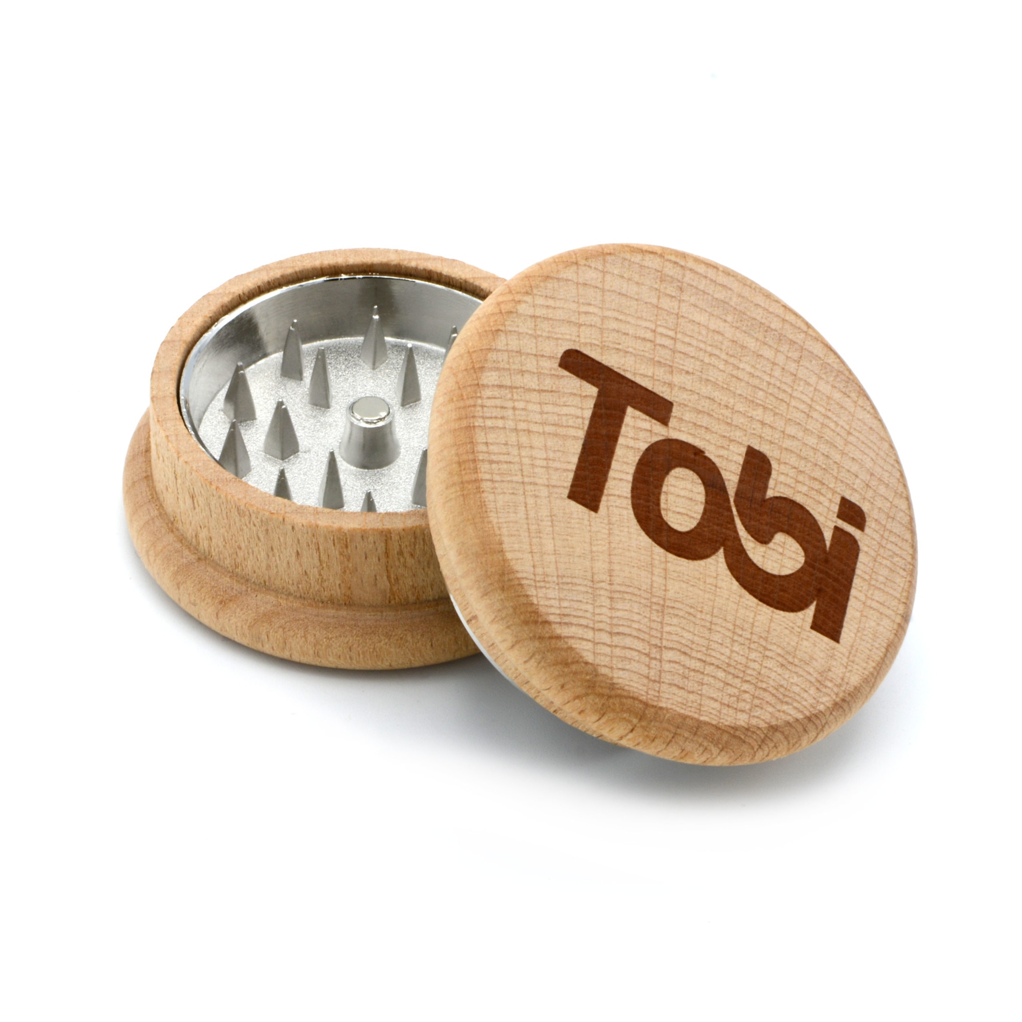 Grinder Wood Tobi, 2 parti, 54 x 30 mm
