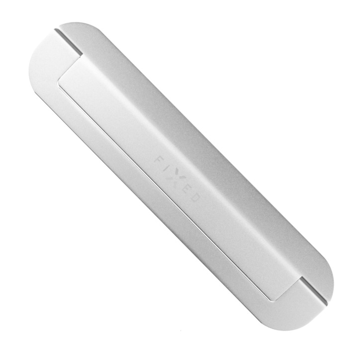 Suport pentru laptop Fixed Frame Mini, aluminiu, adeziv, pliabil, Argintiu