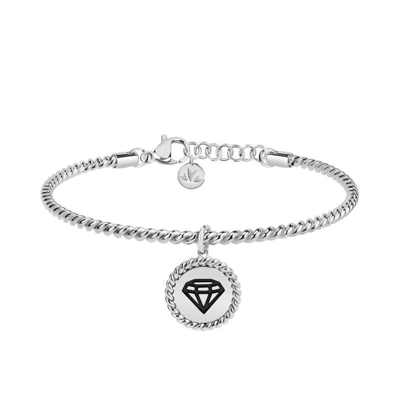 Bratara Morellato SAKM61, inox, argintiu, lungime 19cm, ajustabila