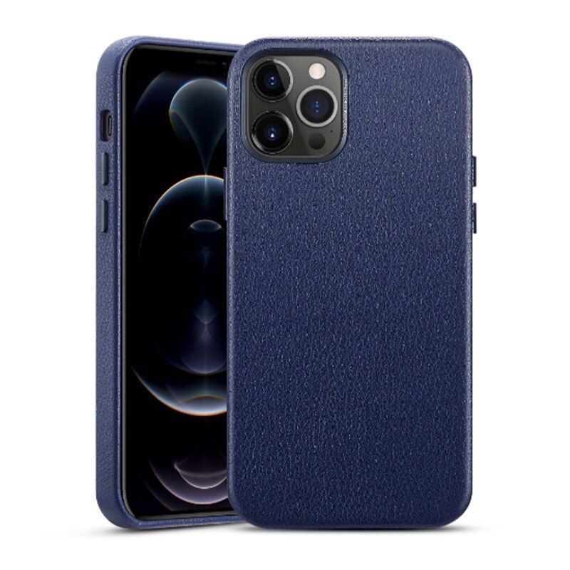 Husa pentru iPhone 12 Pro / 12 ESR Metro leather blue