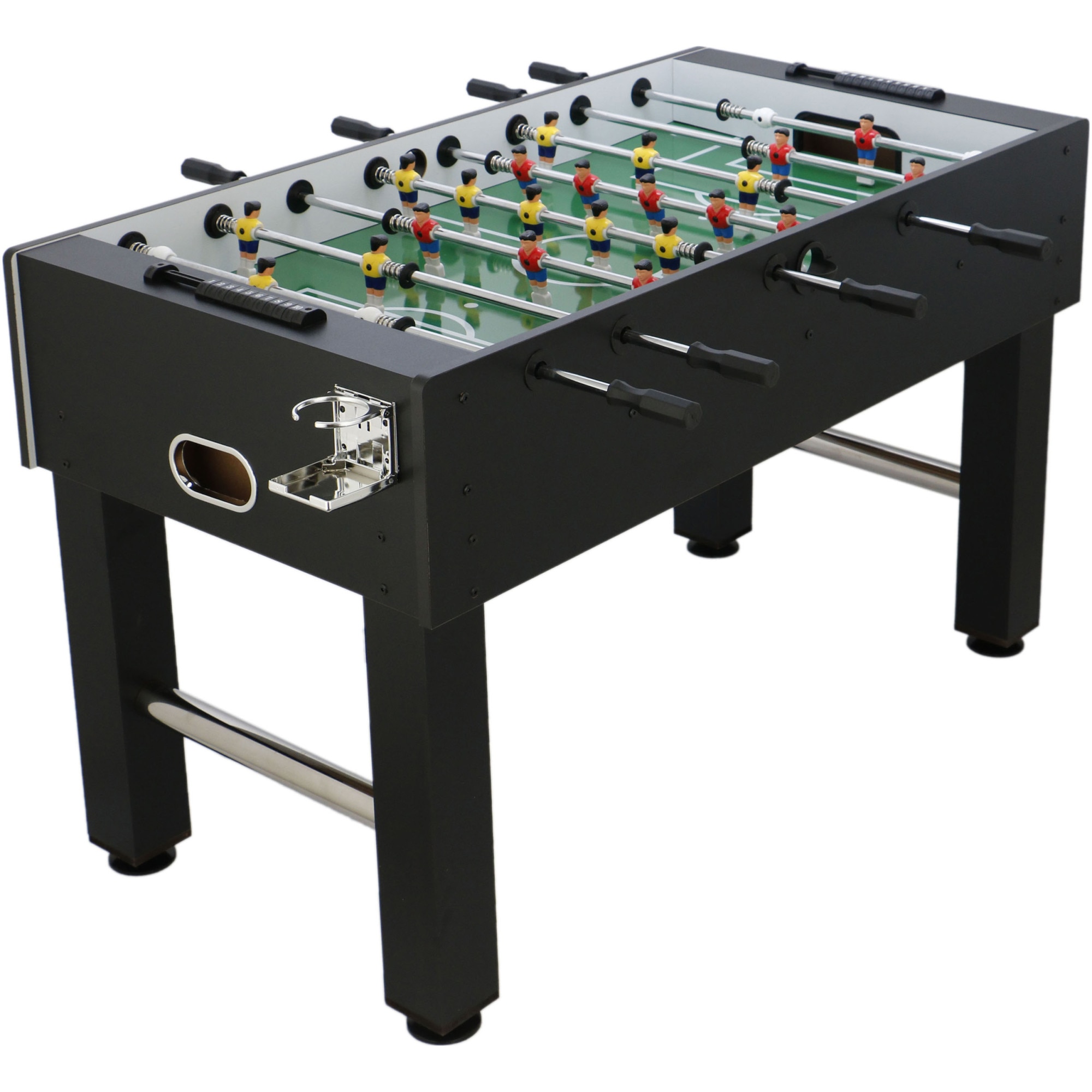 Masa fotbal(foosball) 138x71x87 cm, culoare negru-verde