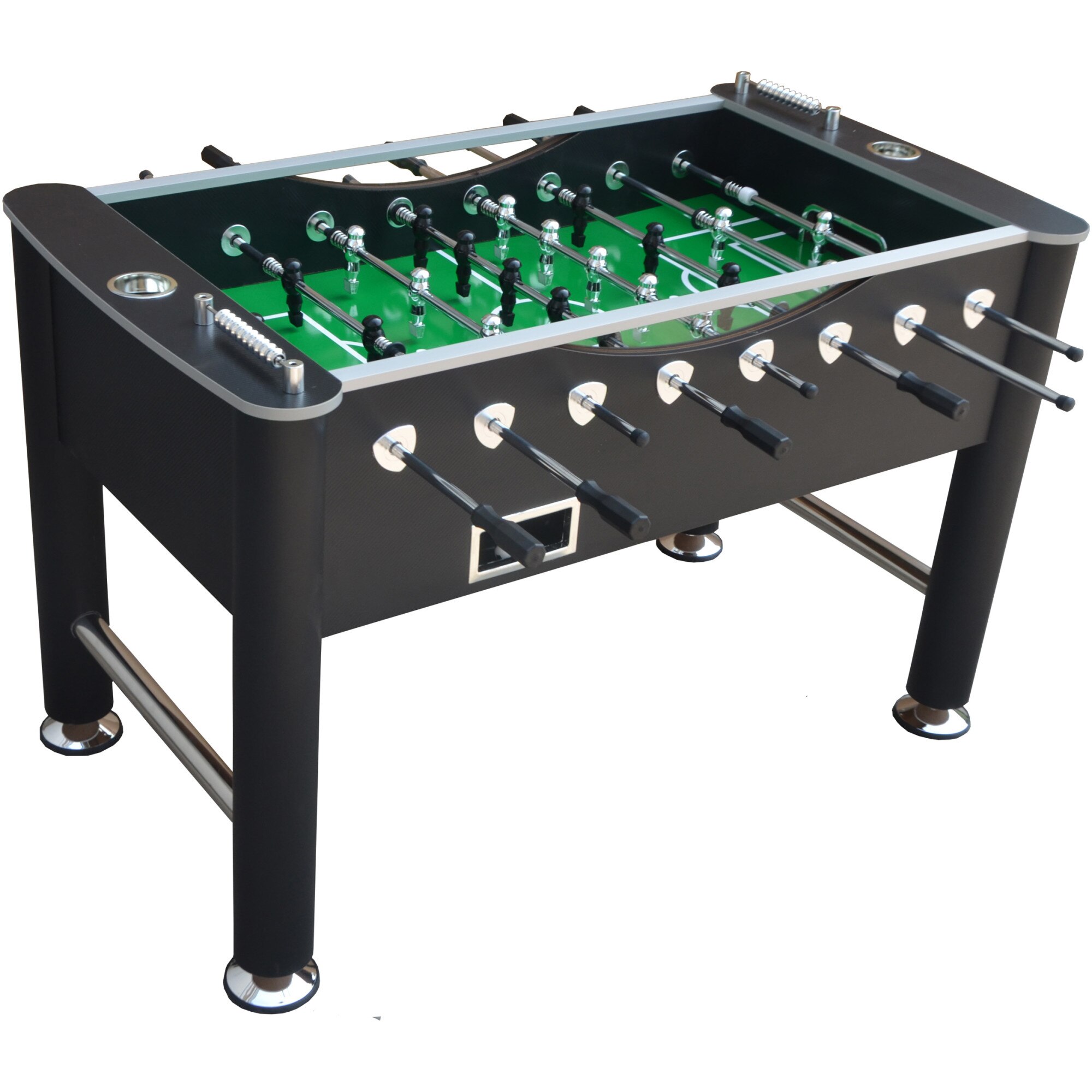 Masa fotbal(foosball) 146x80x88 cm, culoare negru