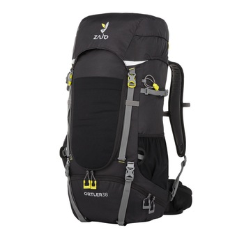 Rucsac de munte, Zajo, 38 litri cu husa de ploaie si fluier, Negru, Ortler ripstop Rucsac de munte, Zajo, 38 litri cu husa de ploaie si fluier, Negru, Ortler ripstop
