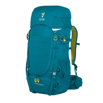 Rucsac de munte, Zajo, 38 litri cu husa de ploaie si fluier, Bleu, Ortler ripstop Rucsac de munte, Zajo, 38 litri cu husa de ploaie si fluier, Bleu, Ortler ripstop