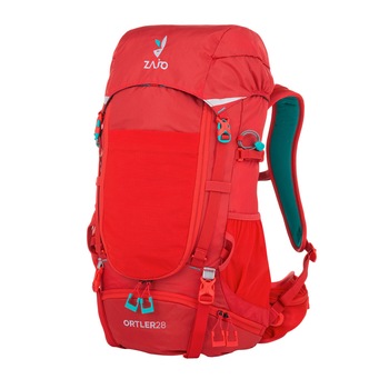 Rucsac trekking, Zajo, 28 litri cu husa de ploaie si fluier, Rosu, Ortler ripstop Rucsac trekking, Zajo, 28 litri cu husa de ploaie si fluier, Rosu, Ortler ripstop