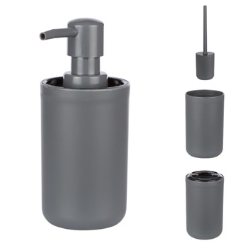 Set accesorii de baie Franky gri Set accesorii de baie Franky gri