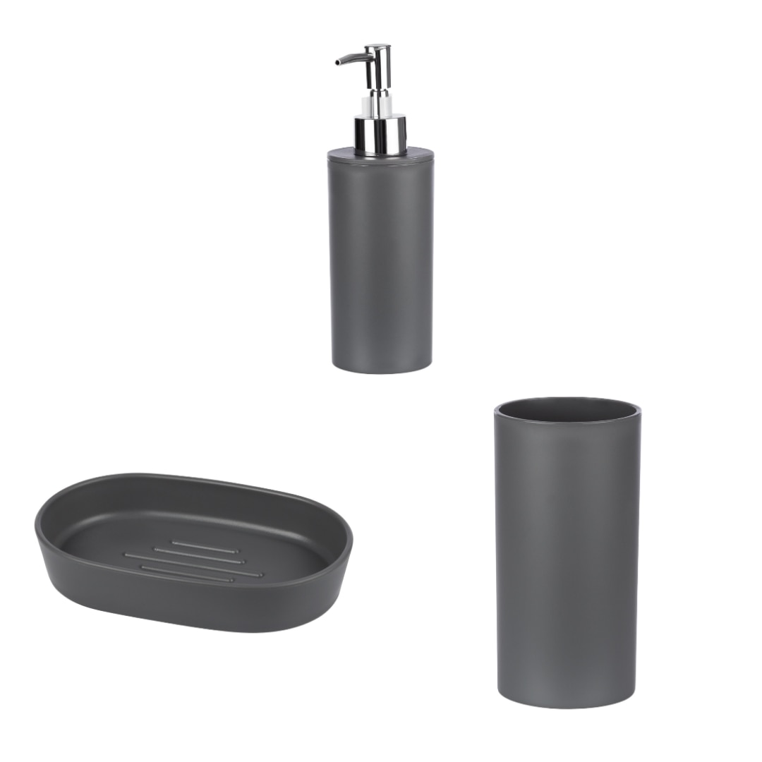 Set accesorii de baie Zula gri