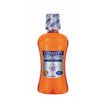 Apa de gura DAYCARE CITRUS, fara alcool, Curasept, 500 ml Apa de gura DAYCARE CITRUS, fara alcool, Curasept, 500 ml
