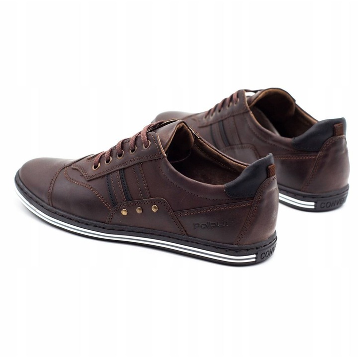 Pantofi pentru barbati Polbut, BM108807, maro, EU 43