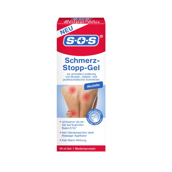 Gel contra durerilor si edemelor , SOS , 50 ml