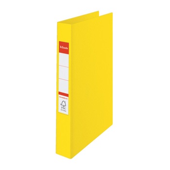 Caiet mecanic a4 ESSELTE 4 inele galben 35mm standard Caiet mecanic a4 ESSELTE 4 inele galben 35mm standard