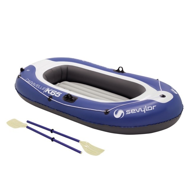 Set barca Carravelle gonflabila KK65 albastru/gri Sevylor