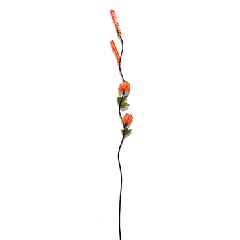 Set 5 plante artificiale din plastic si lemn, Naimeed D3021, culoare Portocaliu, 155 x 7 cm Set 5 plante artificiale din plastic si lemn, Naimeed D3021, culoare Portocaliu, 155 x 7 cm