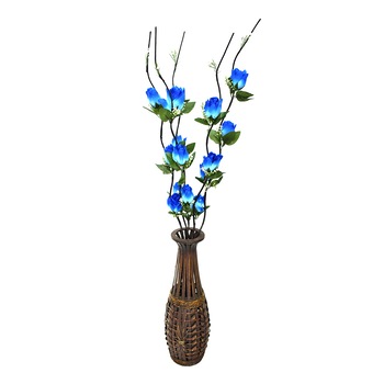 Set 5 plante artificiale din plastic si lemn, Naimeed D3038, culoare Albastru, 149 x 10 cm Set 5 plante artificiale din plastic si lemn, Naimeed D3038, culoare Albastru, 149 x 10 cm