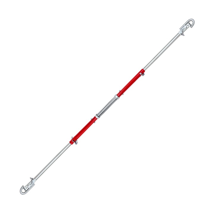 Bara de remorcare auto cu arc de siguranta, 3 parti , 1.8 m