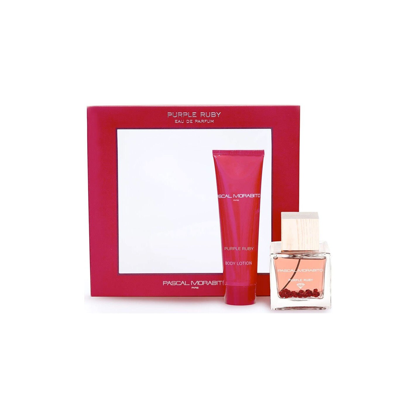 Set Pascal Morabito, Purple Ruby, Femei: Parfum, 95 ml + Lapte de corp parfumat 100 ml