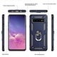 Husa antisoc Hybrid ARMOR cu inel pentru Samsung Galaxy S10, Albastru